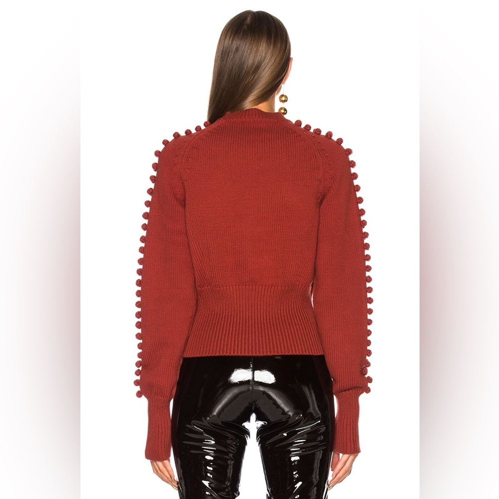 Chloe Bobble Knit Crew Neck Sweater - Picture 4 of 7